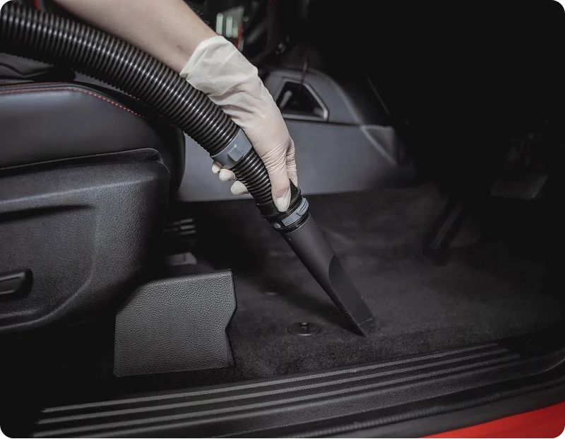 Step 1 - Full Interior Vacuuming
